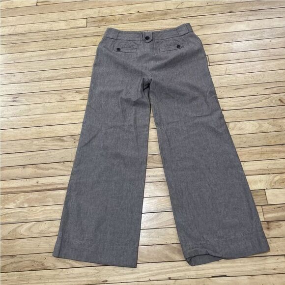 BANANA REPUBLIC Wool Dress Pants Women 10 Martin Brown Preppy Academia Office 10 - Picture 16 of 16